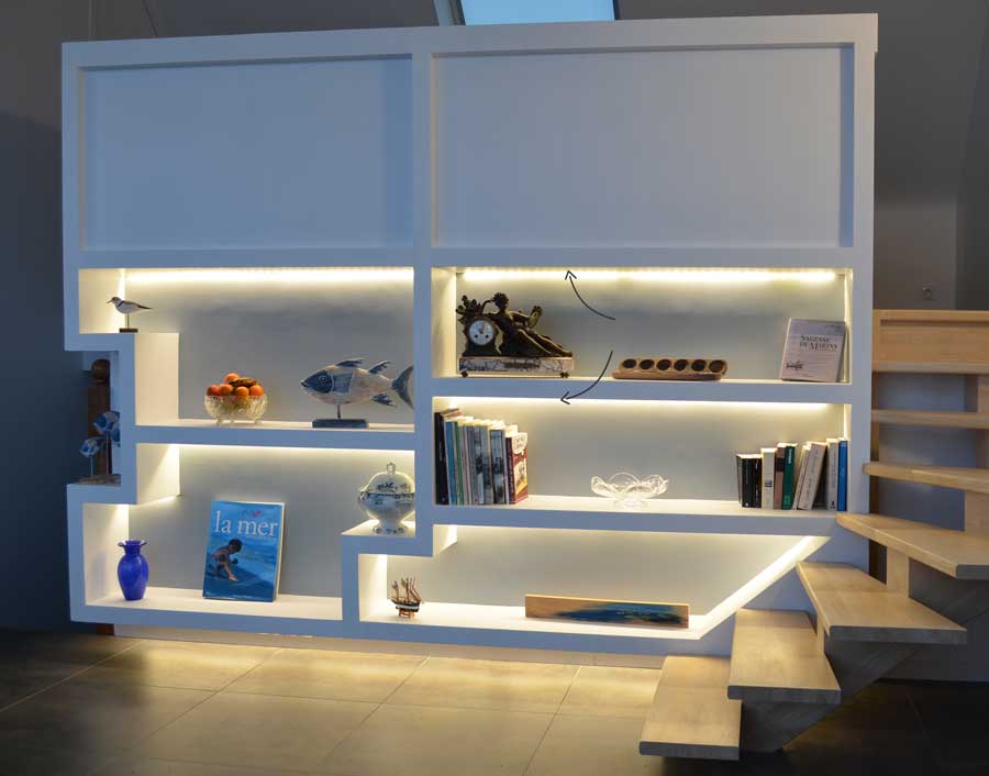 diy a design furniture with integrated led