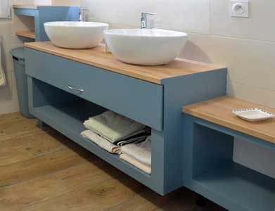 fabriquer un tiroir pour meuble de salle de bain 1
